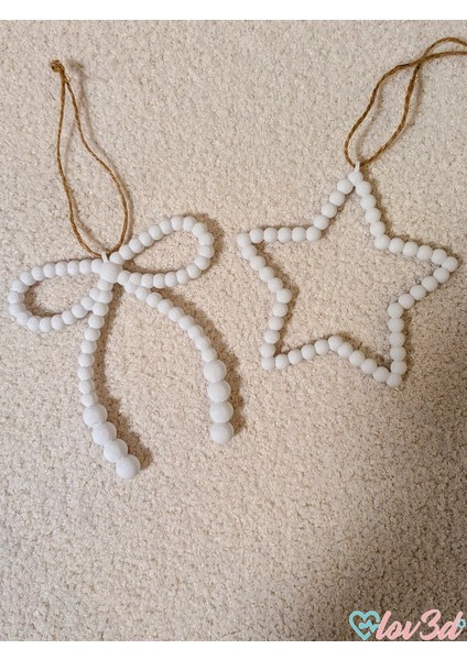 Yılbaşı Ağacı Süs Seti – 2’li (Yıldız & Fiyonk) fırsatları