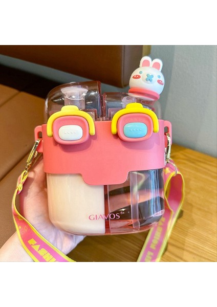 Giavos Çocukların Karikatür Temalı Çift Namlu Saman Kupası-Büyük Kapasitesi, Güzel Tasarım, Araba Seyahati Için Uygun. (Yurt Dışından) fiyatları