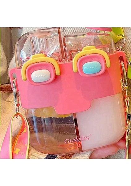 Giavos Çocukların Karikatür Temalı Çift Namlu Saman Kupası-Büyük Kapasitesi, Güzel Tasarım, Araba Seyahati Için Uygun. (Yurt Dışından) modelleri