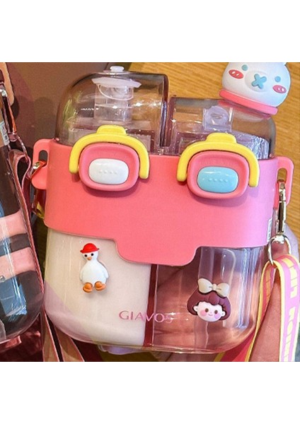 Giavos Çocukların Karikatür Temalı Çift Namlu Saman Kupası-Büyük Kapasitesi, Güzel Tasarım, Araba Seyahati Için Uygun. (Yurt Dışından) fırsatları