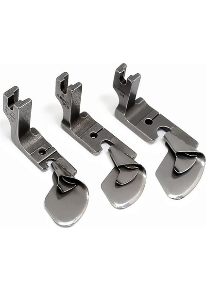 3pc Endüstriyel Kavisli Kaydırma Hemmer Ayağı 1/8INCH+3/16INCH+1/4INCH Etek Çekme Tüpü Ipek Şifon Etek Kıvırma Basınç Ayağı (Yurt Dışından) fırsatları
