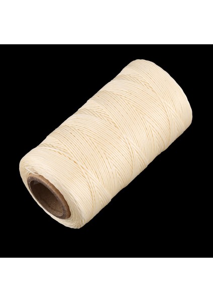 260M 150D 1mm Deri Dikiş Mumlu Balmumu Iplik El Iğnesi Kablo Zanaat Diy Yeni Renk: Krem ​​rengi (Yurt Dışından) indirimleri