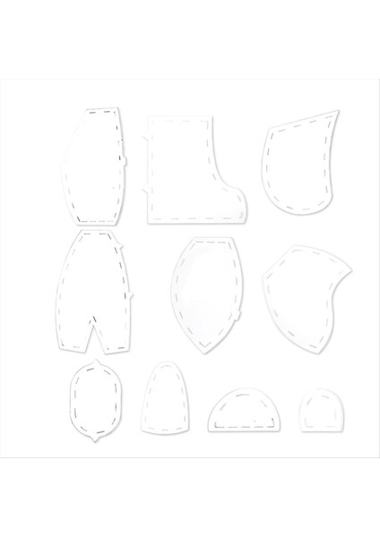 Hafıza Ayı Şablon Cetvel Seti, Bellek Ayı Dikiş Desenleri Şablonu, Kapitone Kesme Şablon Cetveli (10IN) (Yurt Dışından)