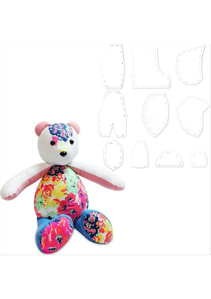 Hafıza Ayı Şablon Cetvel Seti, Bellek Ayı Dikiş Desenleri Şablonu, Kapitone Kesme Şablon Cetveli (10IN) (Yurt Dışından) fiyatları