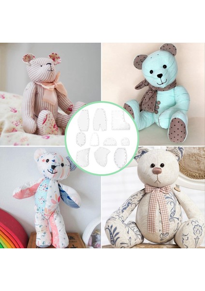 Hafıza Ayı Şablon Cetvel Seti, Bellek Ayı Dikiş Desenleri Şablonu, Kapitone Kesme Şablon Cetveli (10IN) (Yurt Dışından) fırsatları