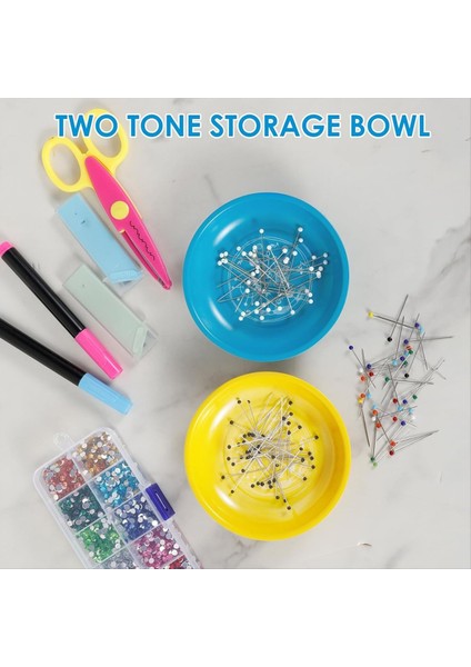 Manyetik Pim Tutucu Kase, Dikiş Için Pim Yastığı, Manyetik Pim Tutucu, 150PCS Top Kafası Düz Pimler, Dıy El Sanatları Için (Yurt Dışından) fiyatları