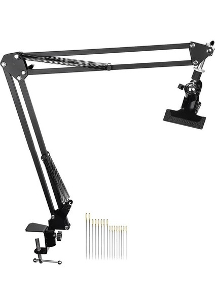 Ayarlanabilir Metal Nakış Çember Standı, Katlanır Nakış Çember Tutucu ve 16 Adet Nakış Iğnesi (Yurt Dışından)