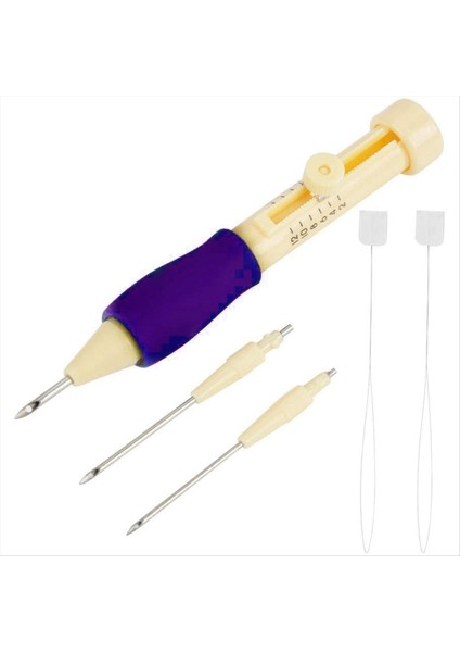 Yumruk Iğne, Nakış Iğnesi Yumruk, Orta Yumruk Iğnesi Için Beden Kalem Kiti Aleti, 3 Iğne Diy Zanaat ile Yonca (Yurt Dışından)