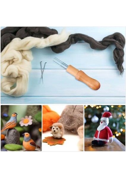 Iğne Keçesi Kiti, Yün Keçe Iğneleri Alet Iğne Keçe Malzemeleri Keçe Iğneleri, 3 Yeni Başlayanlar Için Keçe Iğneleri (Yurt Dışından) fırsatları