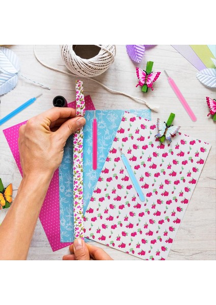 12 Adet Kağıt Quilling Aletleri Yuvalı Kit Yuvarlanma Kıvırma Quilling Iğne Kalemi Kağıt Quilling Kalem Hacim Kıvırma Kalemi (Yurt Dışından) fiyatları