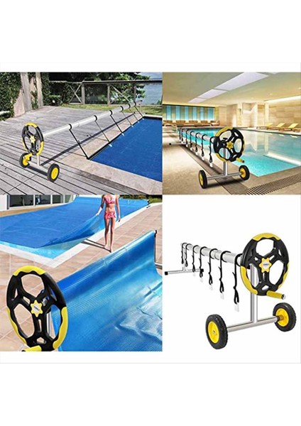 Havuz Cetvel Güneş Kapağı Makarası Ek Kiti Havuz Kapağı Sıkma Kayışları Yüzme Havuzları (Yurt Dışından) indirimleri