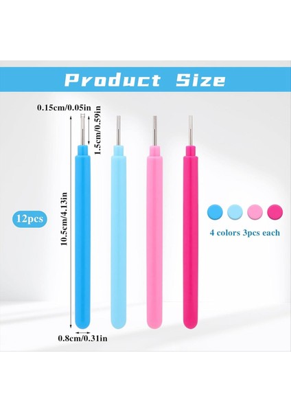 12 Adet Kağıt Quilling Aletleri Yuvalı Kit Yuvarlanma Kıvırma Quilling Iğne Kalemi Kağıt Quilling Kalem Hacim Kıvırma Kalemi (Yurt Dışından) indirimleri