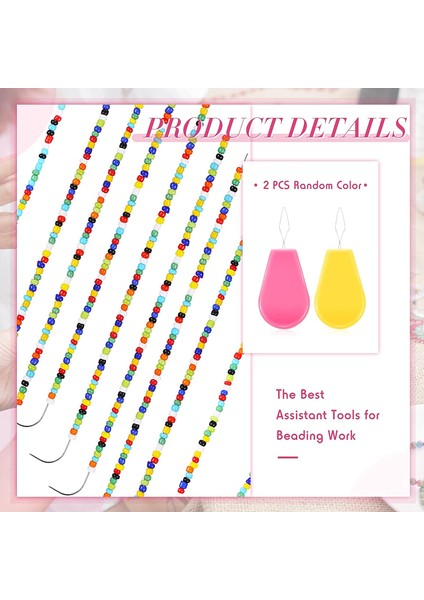 Boncuk Iğne ile Kavisli Boncuk Iğnesi, Boncuk Spinner Iğnesi Ipleme Alet Takı Için Boncuk Iğnesi Boncuk (Yurt Dışından) fiyatları