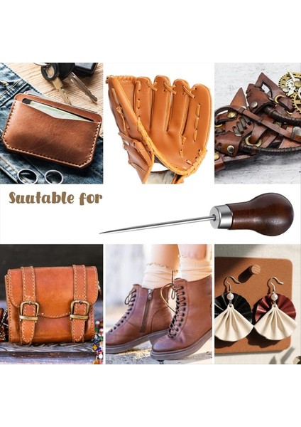 4 Pcs Scratch Awl Aracı Deri Deri Ahl Yumruk Aracı Kabak Havgisi Ahşap Tutamak Scratch Awls Araçlar Terzyeler Ahşaplar Zanaat Bezi Için (Yurt Dışından) modelleri