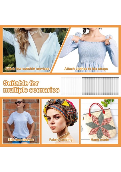 Mini Stitchgun Taşıyıcılar, 2400PCS Fixer Tagginggun Berbs Ekler 5 Adet Ekstra Ince Iğneler (Siyah/beyaz, 2 Inç) (Yurt Dışından) fırsatları