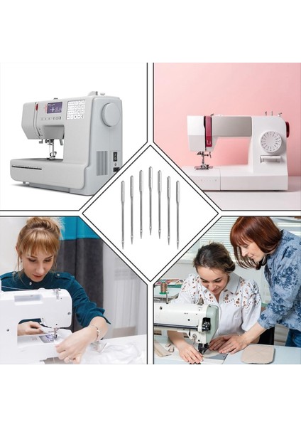 100PCS Dikiş Makinesi Iğneleri Evrensel Boyutlar Ağır Hizmet Tipi Dikiş Makinesi Iğneleri Nakış Için Deri Kot (110/18) (Yurt Dışından) fırsatları