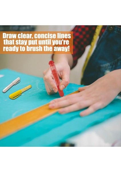 Paket Başına 4 Renk Kumaş Tebeşir Işaretleyicileri -Erase Terzinin Kapitone ve Dikiş Için Tebeşir - Çoğu Kumaşla Uyumlu (Yurt Dışından) fiyatları