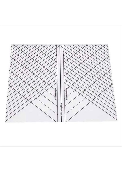 Ark Epetleme Düz Cetvel, Bir Günde Yorgan Dik Düz Cetvel, 1 Paket (Yurt Dışından)