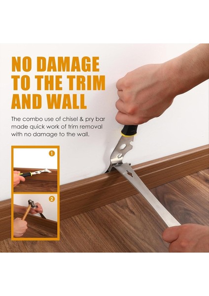 Woodworker&#39;ın Çok Amaçlı Sihri, 10 Inç Paslanmaz Çelik Çarp Barscraper, 3&#39;ü 1 Ahşap Işleme Aracı - Kesme, Vurma Için (Yurt Dışından) indirimleri