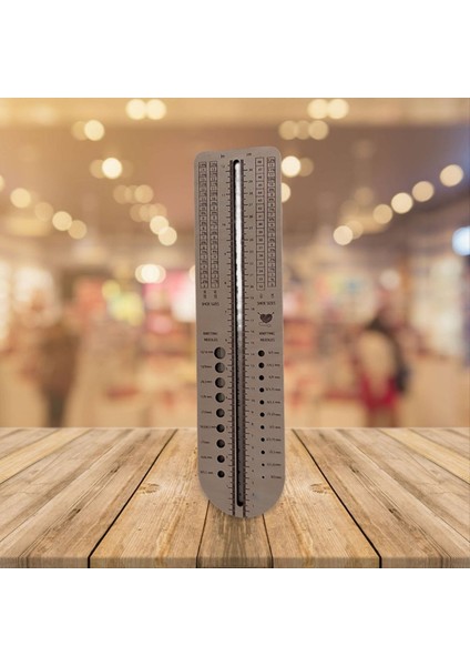 Ahşap Çorap Örgü Örgü Iğne Göstergesi, Oval Dikdörtgen Iplik Sarma Kılavuzu Tahta Örgü Için Çok Fonksiyonlu Çorap Cetvel (Yurt Dışından) fırsatları