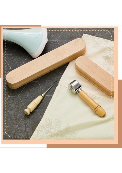 4 Adet Terziler Clapper Dikiş Rulosu ve Presleme Aracı Dikişli Kapit Yoksusu Kayın Ahşap Dikiş Kapitone Aracı Seti (Yurt Dışından) fırsatları