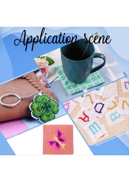 20PCS Plastik Tuval Sayfaları 10X10CM Plastik Örgü Iğne Noktası Tuval Nakış Için Elastik Örgü Kumaş Pedler (Yurt Dışından) indirimleri