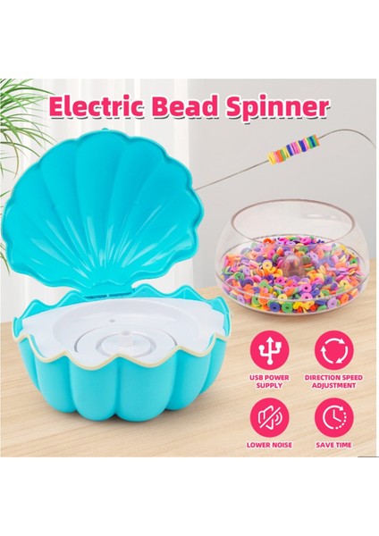 Boncuk Stringing Machine Spinner, Iğne ve Iplik Bilezikleri ile Kız Clay Electric Için Yapma (Yurt Dışından) fırsatları