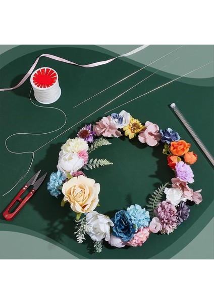 Lei Yapma Kiti Uzun Dikiş Ne Iğneler-Beyaz Kablo Mezuniyet Partisi Malzemeleri Çiçek Çelenk Bakımı Aksesuar B (Yurt Dışından) modelleri