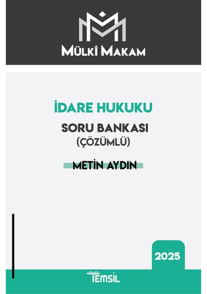 Mülki Makam Idare Hukuku Soru Bankası (Çözümlü)