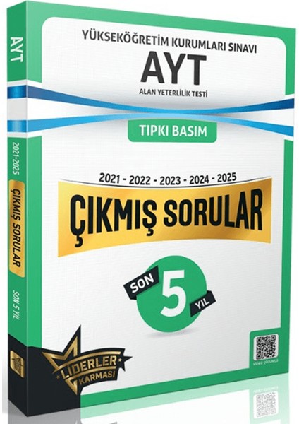 Ayt Son 5 Yıl Çıkmış Sorular (2021-2025)