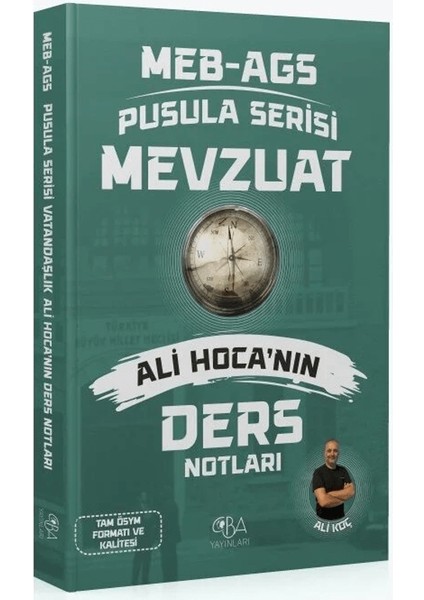 2026 Meb-Ags Mevzuat Ders Notları Pusula Serisi