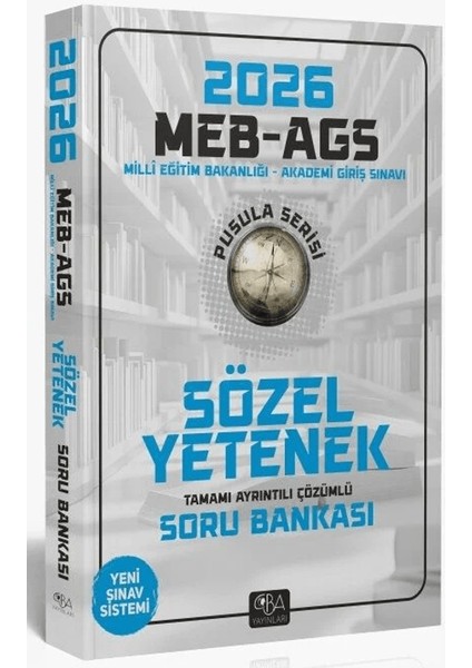 2026 Meb-Ags Sözel Yetenek Soru Bankası Çözümlü Pusula Serisi