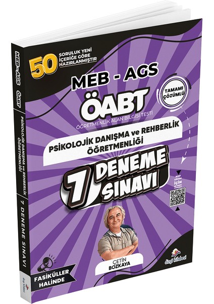 Öabt Meb-Ags Psikolojik Danışma ve Rehberlik Öğretmenliği 7 Deneme Fasikül Çözümlü