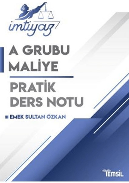 Imtiyaz Maliye A Grubu Pratik Ders Notu