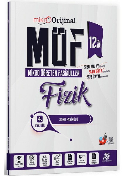 12. Sınıf Fizik Möf Mikro Öğreten Fasiküller 4. Soru Fasikülü