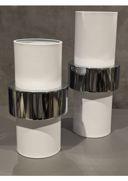 Mumluk Kemerli Beyaz Krom fiyatları