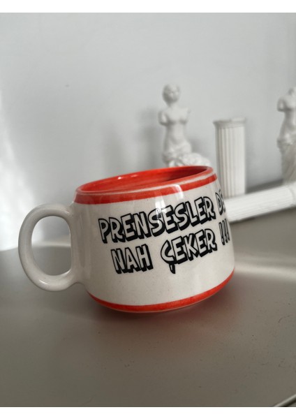 Prensesler De Nah Çeker ! Renkli Kupa - Hediyelik Kupa Fincanı fırsatları