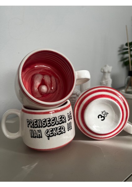 Prensesler De Nah Çeker ! Renkli Kupa - Hediyelik Kupa Fincanı