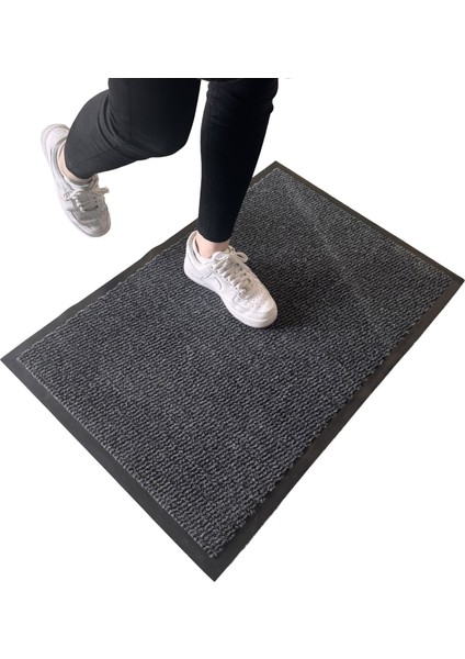 80 x 120 Cm Gri Paspas (Kapı Önü Nem Alıcı Paspas) modelleri