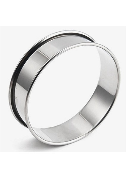 4 Inç Çörek Halkaları Crumpet Halkaları, 8pcs Paslanmaz Çelik Çörek Halkaları Kalıplar Çift Haddelenmiş Tart Halkaları Yuvarlak Tart Halkası (Yurt Dışından) fırsatları