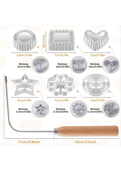 8pcs Rozetler Timbale Seti, Saplı Rozet Demir Seti, Lotus Çiçek Bunuelos Kurabiye Üreticisi Kalıp, Huni Kek Üreticisi Kiti (Yurt Dışından) fiyatları