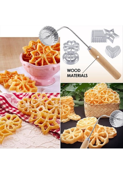 8pcs Rozetler Timbale Seti, Saplı Rozet Demir Seti, Lotus Çiçek Bunuelos Kurabiye Üreticisi Kalıp, Huni Kek Üreticisi Kiti (Yurt Dışından) indirimleri