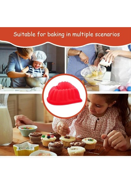 Kalp Şeklindeki Yivli Kek Tava Yivli Kalıp Silikon Kalp Şekilli Kek Kalıp Tatlı Kek Kalıbı Yapışmaz Kalp Kek Yapımcısı (Yurt Dışından) fiyatları