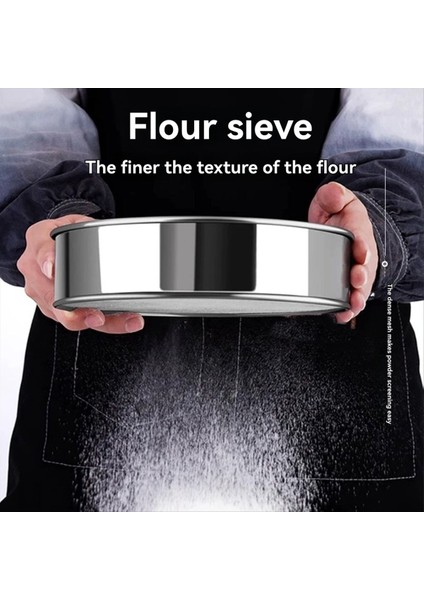 Pişirme Için Un Sift - Paslanmaz Çelik 6 Inç Yuvarlak Elek, Mini Ince Örgü Un Elek (Yurt Dışından) indirimleri