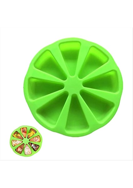 Silikon Pişirme Kalıpları Üçgen Pizza Dilim Kek Silikon Kalıp 8 Boşluk Silikon Kek Tavası Sopa Kek Porsiyon Kalıp (Yurt Dışından) fiyatları