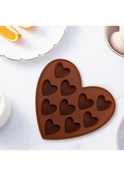 3pcs Kalp Şekli Silikon Kalıplar Çikolata Yapımı, Jöle, Puding ve El Yapımı Sabun, Yaz Için Kalp Buz Karesi Kalıplar (Yurt Dışından) fiyatları