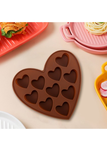 3pcs Kalp Şekli Silikon Kalıplar Çikolata Yapımı, Jöle, Puding ve El Yapımı Sabun, Yaz Için Kalp Buz Karesi Kalıplar (Yurt Dışından) modelleri