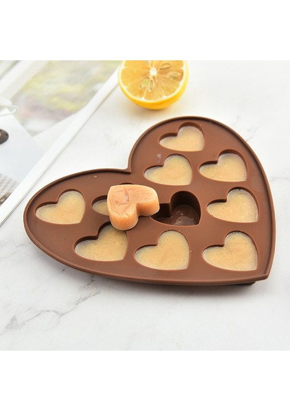 3pcs Kalp Şekli Silikon Kalıplar Çikolata Yapımı, Jöle, Puding ve El Yapımı Sabun, Yaz Için Kalp Buz Karesi Kalıplar (Yurt Dışından) fırsatları