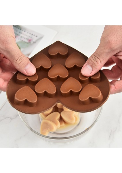 3pcs Kalp Şekli Silikon Kalıplar Çikolata Yapımı, Jöle, Puding ve El Yapımı Sabun, Yaz Için Kalp Buz Karesi Kalıplar (Yurt Dışından) indirimleri