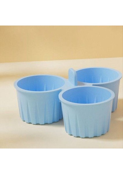 3pcs Buğulanmış Yumurta Kalıbı 3 Izgaralar Hava Fritöz Pişirme Kupası Yeniden Kullanılabilir Yapışmaz Cupcake Kalıp Dıy Silikon Muffin Tavası Mikrodalga (Yurt Dışından) fırsatları